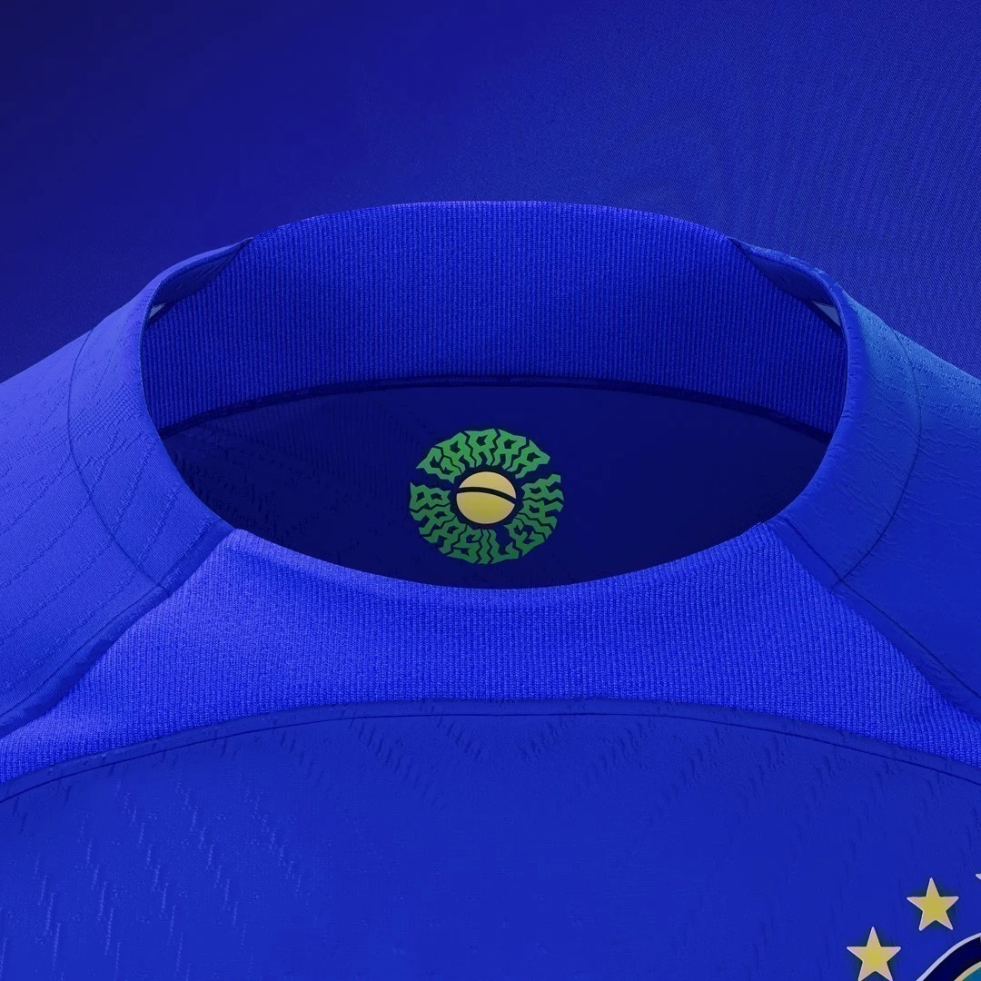 Brasilien VM Trøje 2022 Børn Udebanetrøje